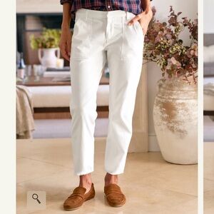 Frank and Eileen Blackrock chalk utility pant